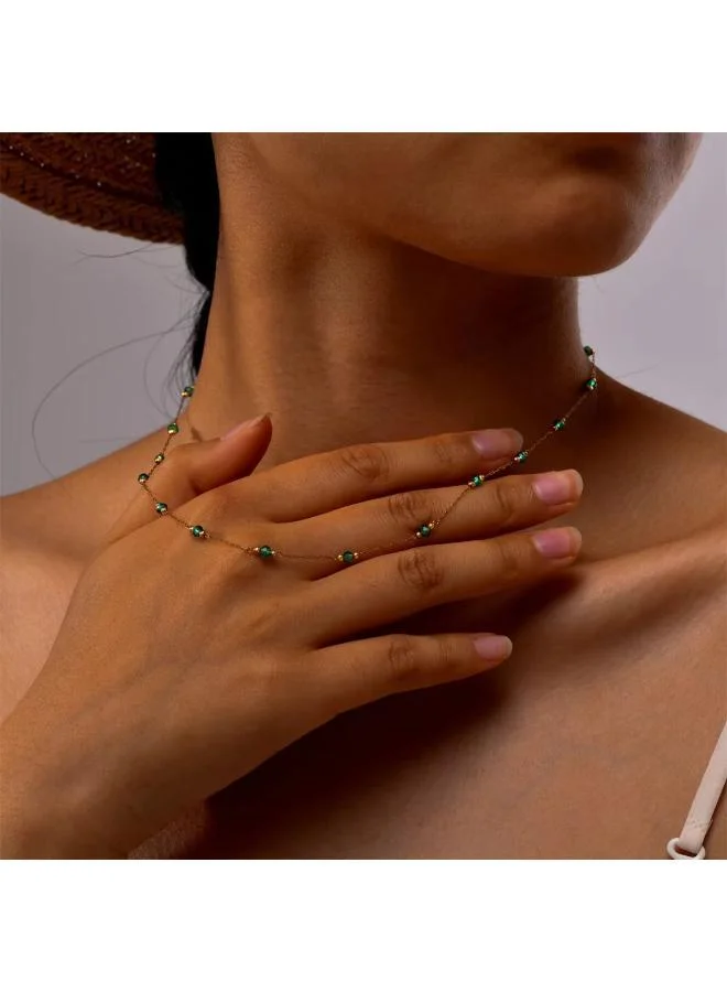 Rovaux  Beaded Necklace for Women | Best Price UAE